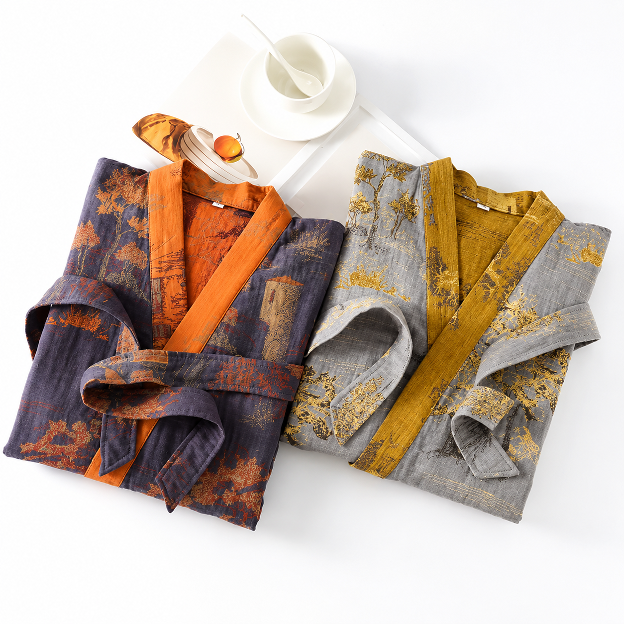 Kimono femme motifs japonais