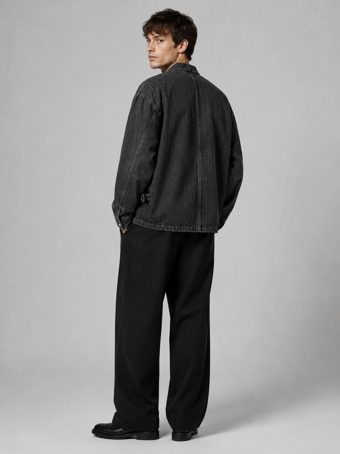 Veste kimono en jean