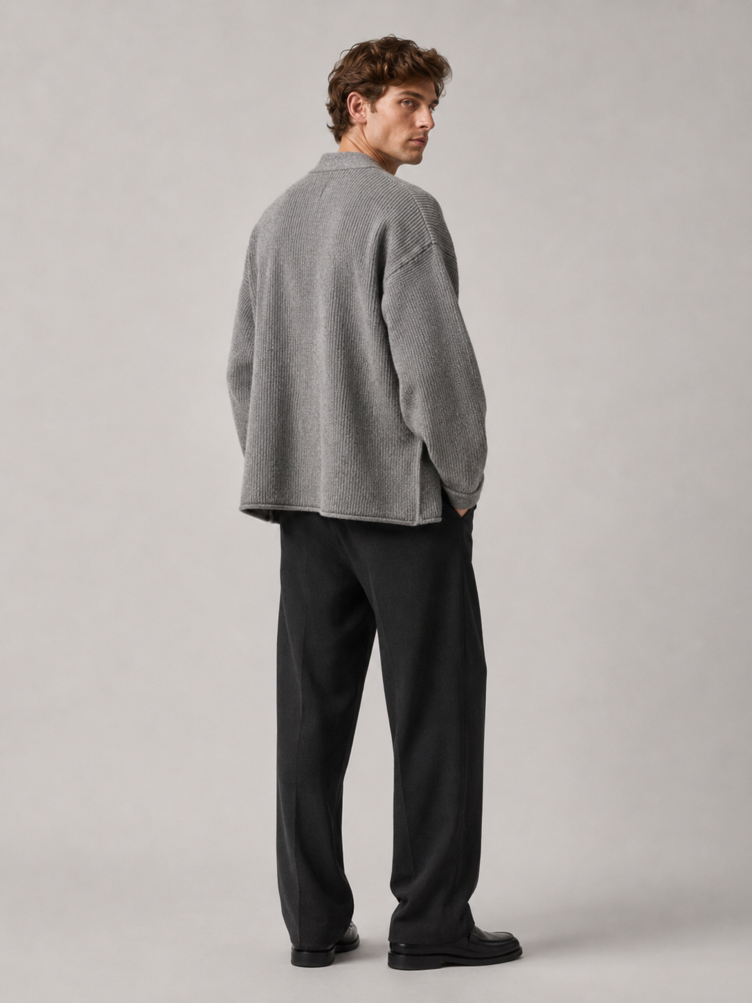 Pull kimono en laine