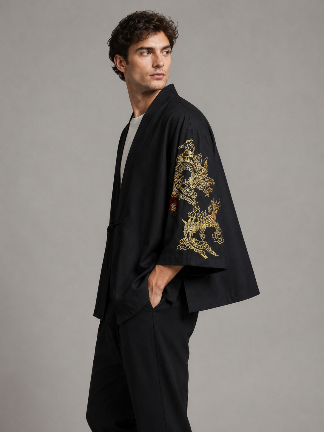 Kimono japonais brodé