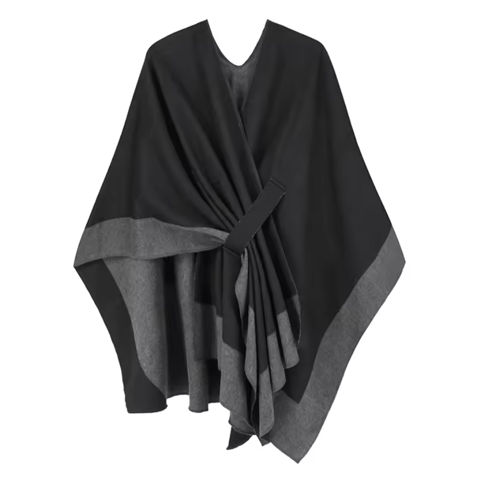 Poncho Élégant Femme
