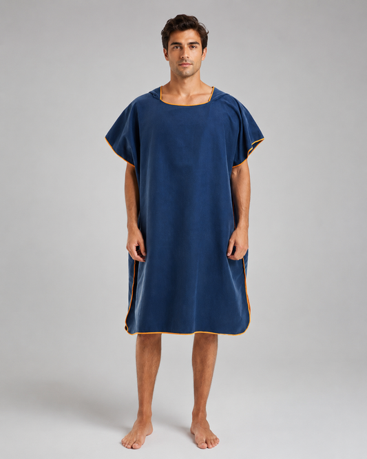 Poncho de bain Microfibre Unisexe