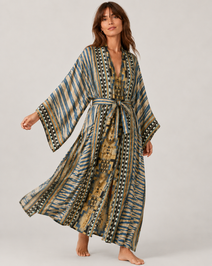 Kimono long motifs bohème