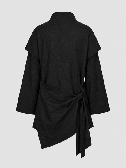 Veste asymétrique – unisexe et intemporelle