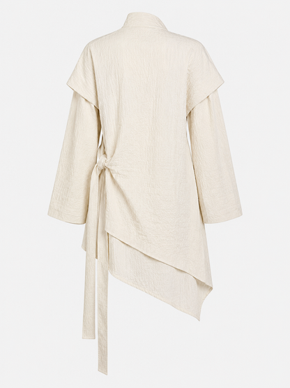 Veste asymétrique – unisexe et intemporelle
