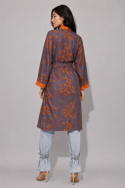 Kimono femme motifs japonais