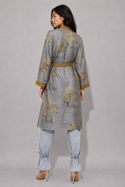 Kimono femme motifs japonais