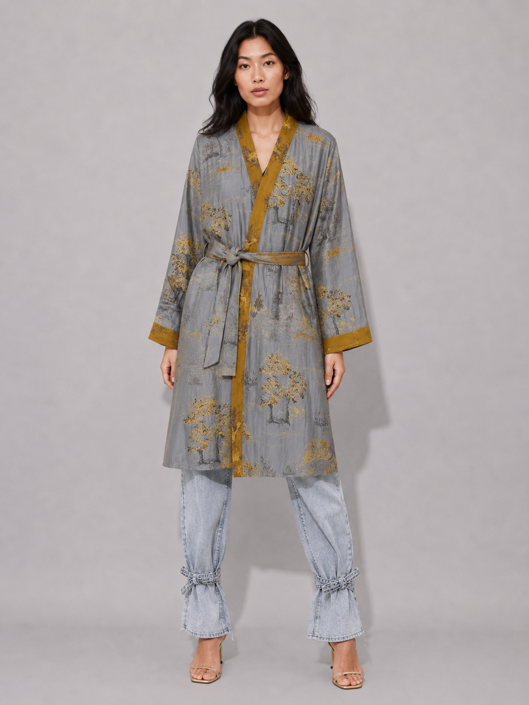 Kimono femme motifs japonais