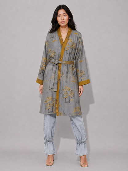 Kimono femme motifs japonais