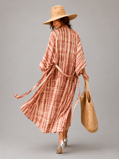 Kimono long tie & dye