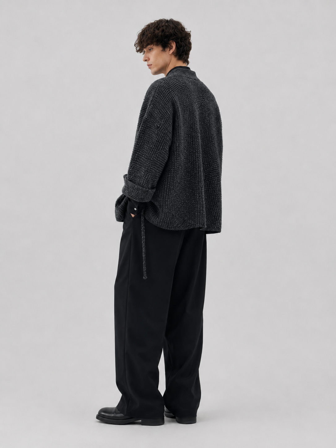 Veste kimono en tricot