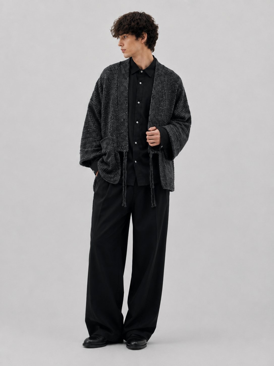 Veste kimono en tricot
