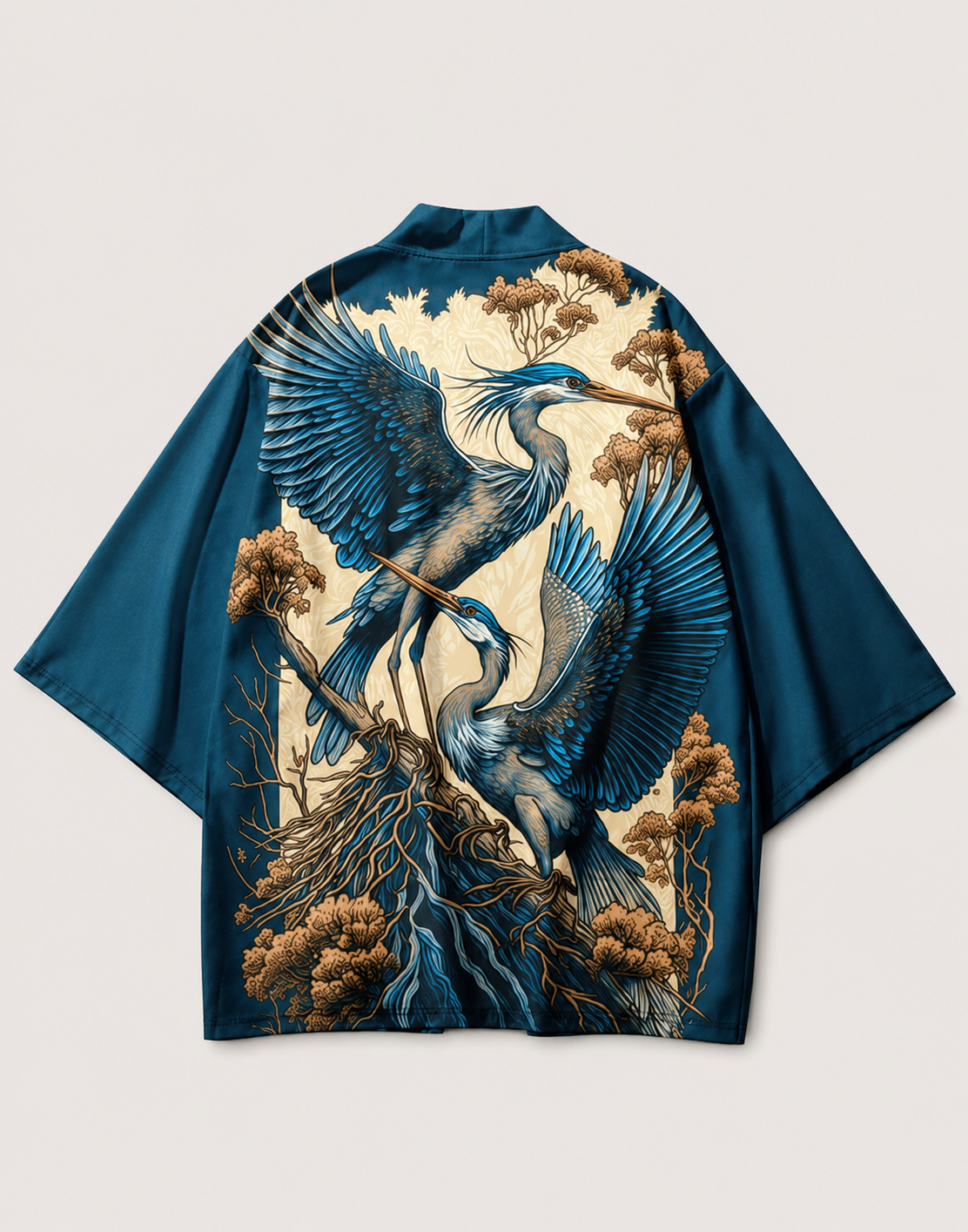 Veste kimono style japonais