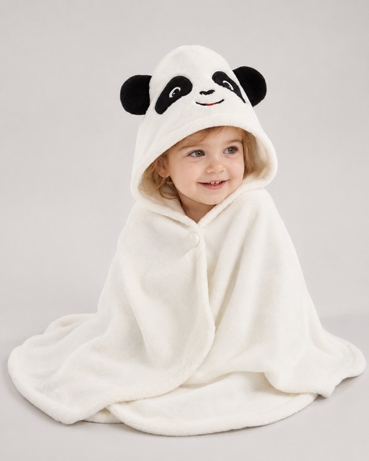 Poncho de Bain Bébé - Panda