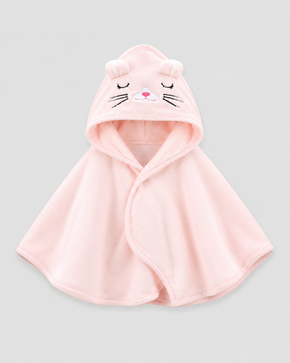 Poncho de Bain Bébé - Chat