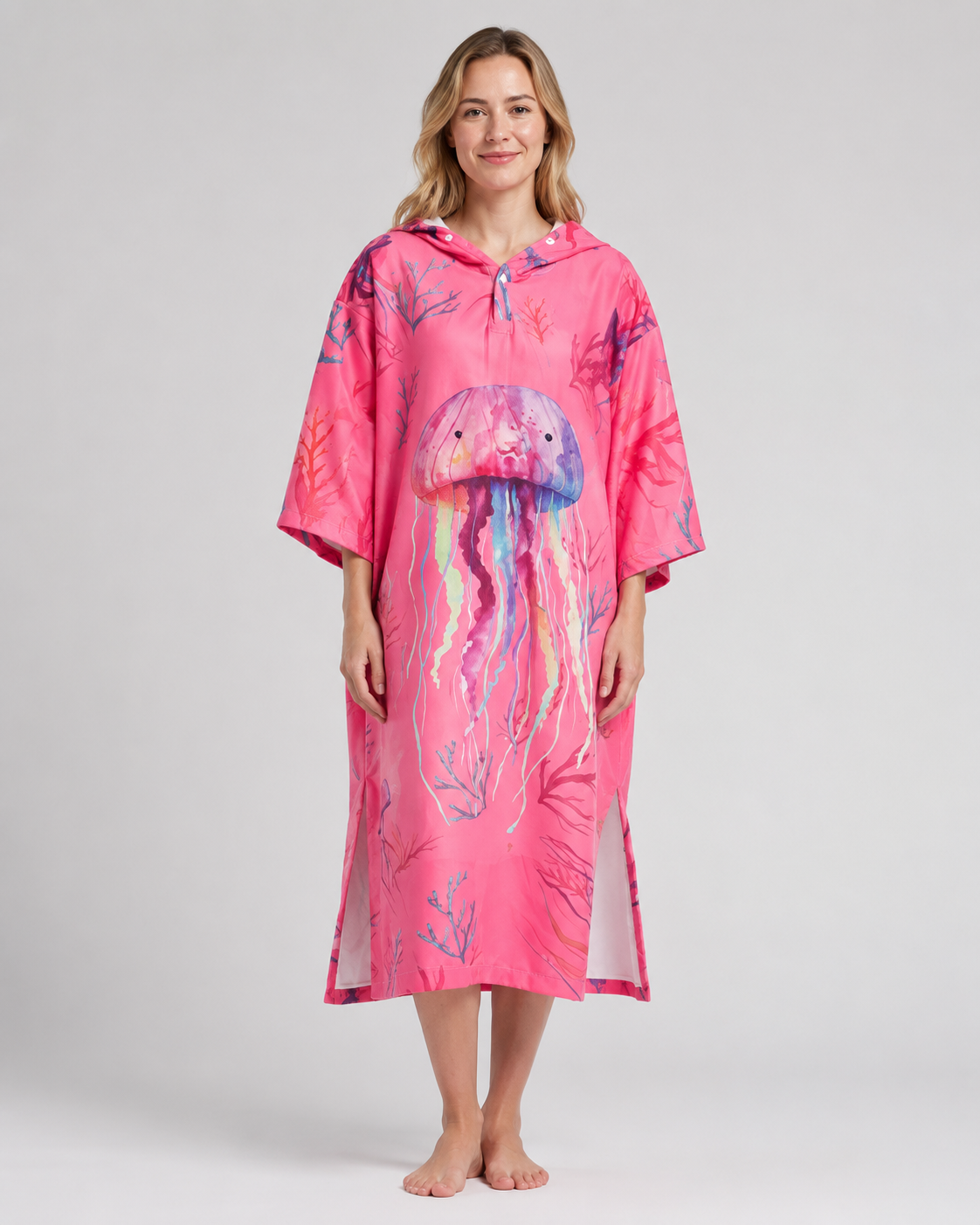 Poncho Surf Rose
