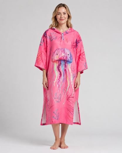 Poncho Surf Rose