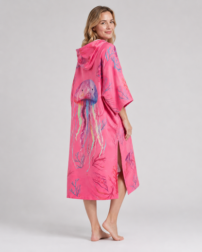 Poncho Surf Rose