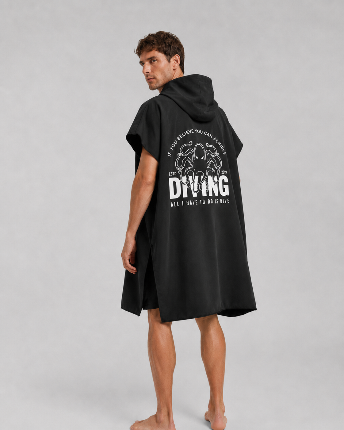 Poncho Surf Noir