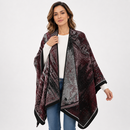 Poncho Bohémien Vintage Femme