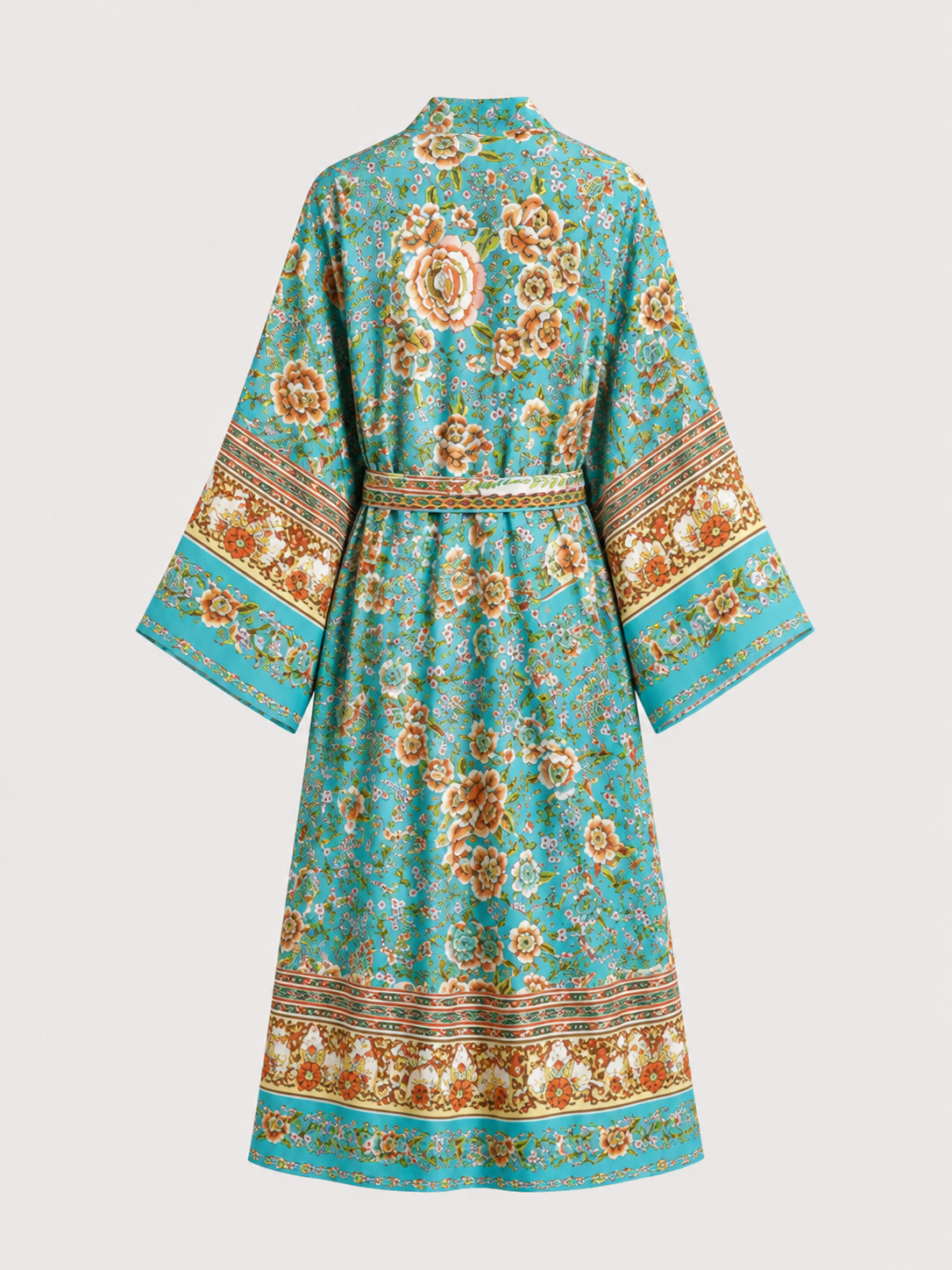 Kimono long turquoise