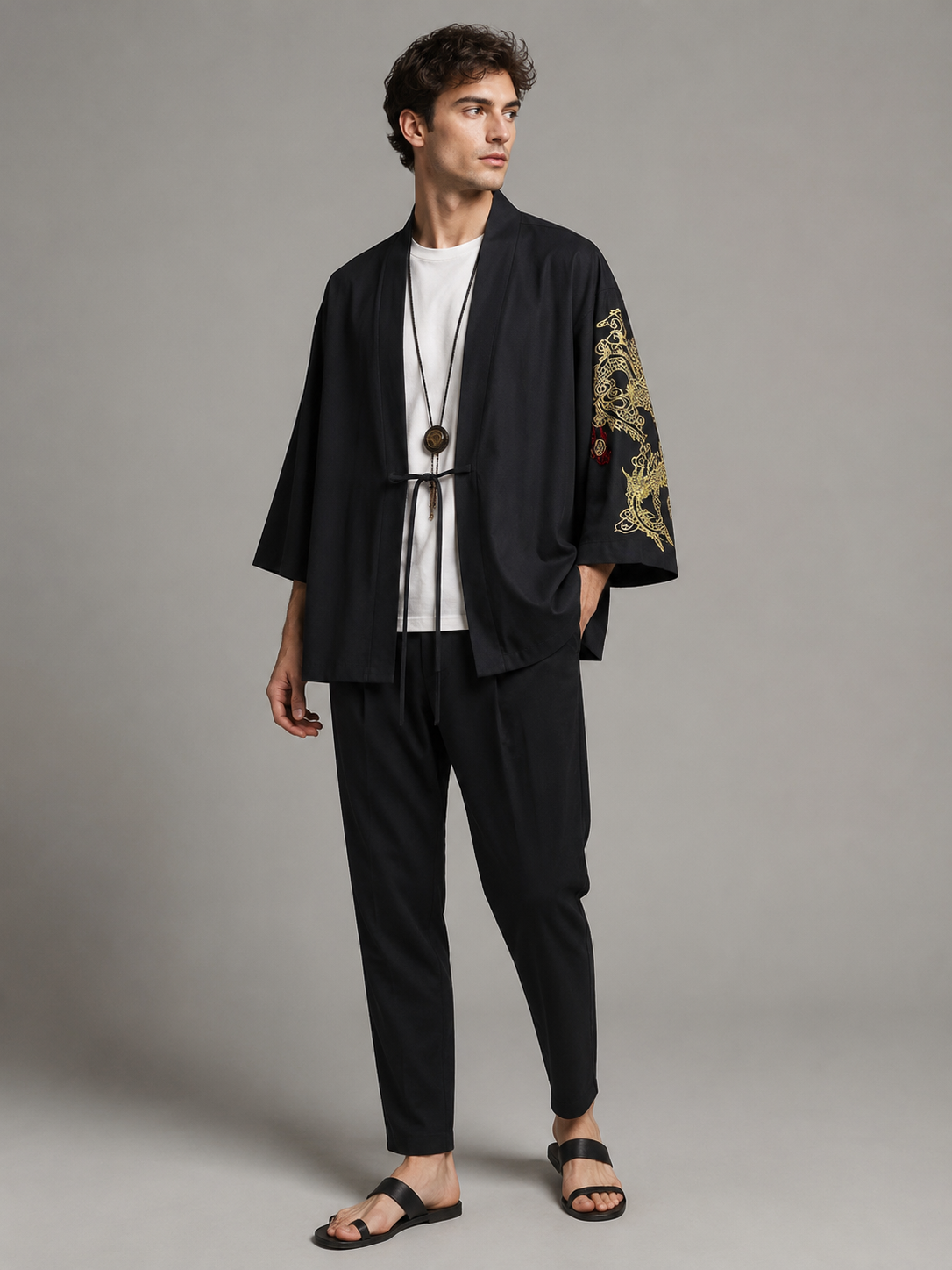Kimono japonais brodé