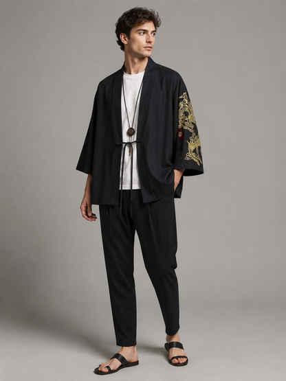 Kimono japonais brodé