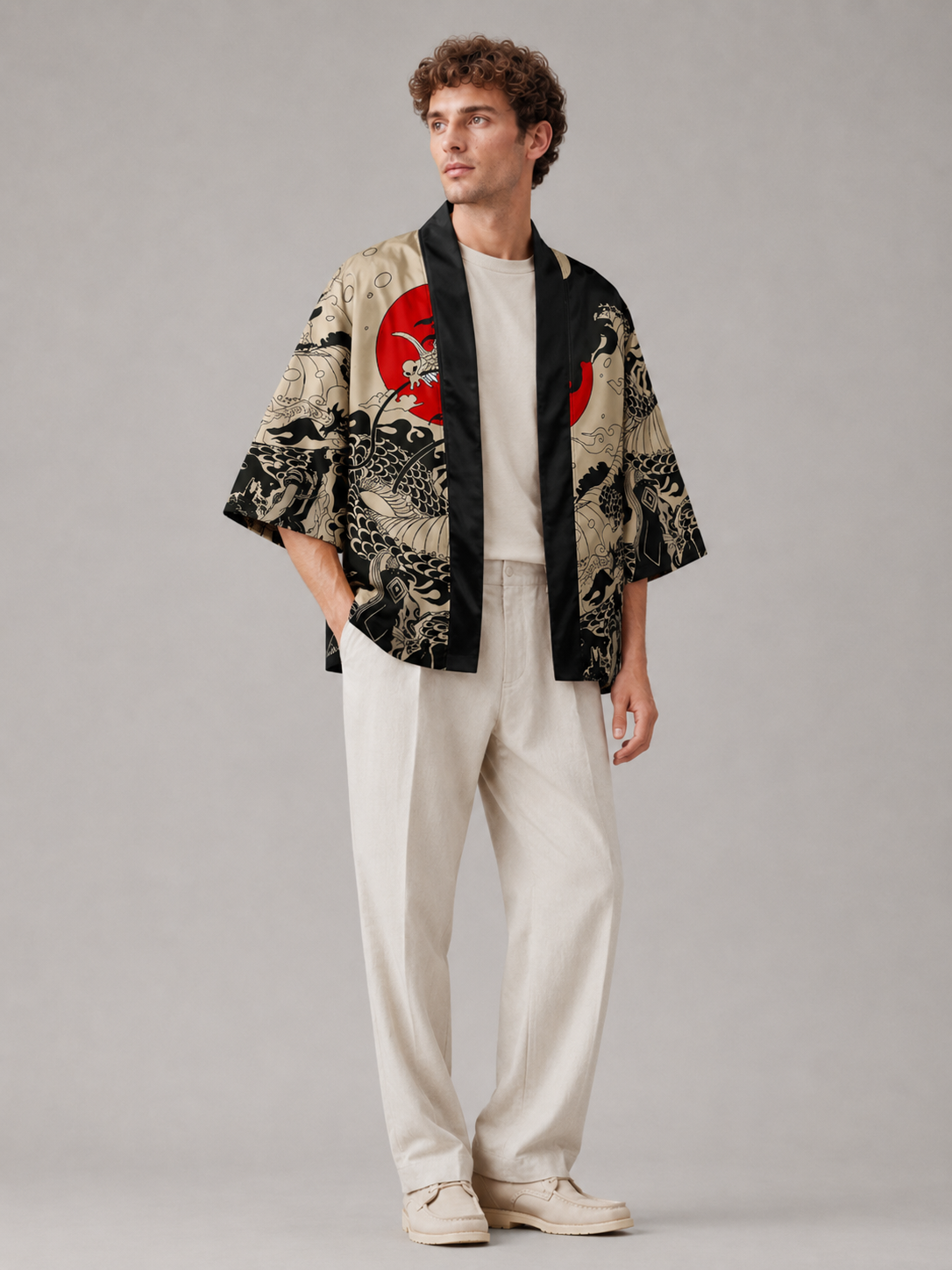 Veste kimono dragon