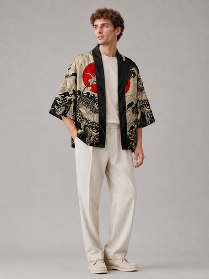 Veste kimono dragon