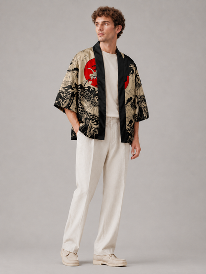 Veste kimono dragon