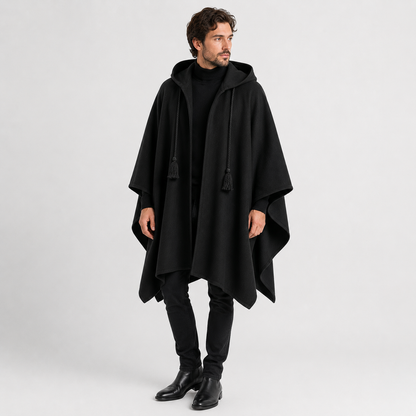 Cape Poncho Capuche Homme