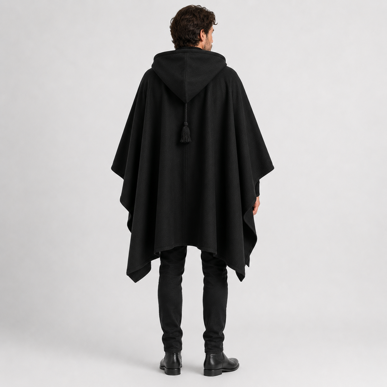 Cape Poncho Capuche Homme