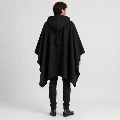 Cape Poncho Capuche Homme