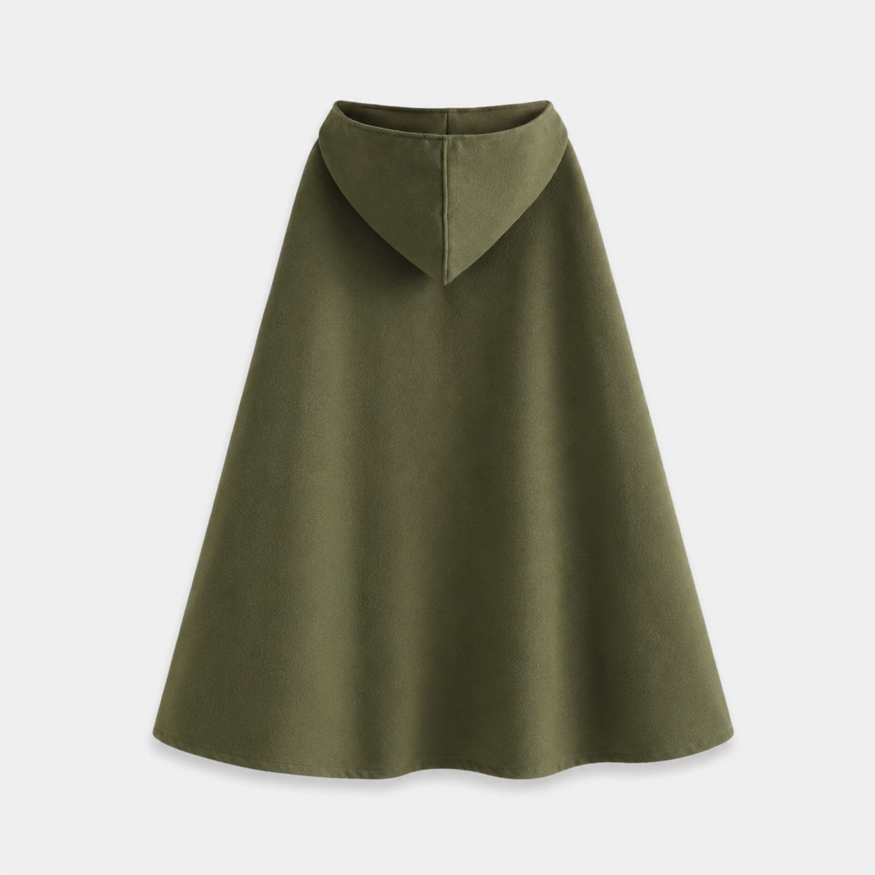 Cape Poncho Capuche en Laine