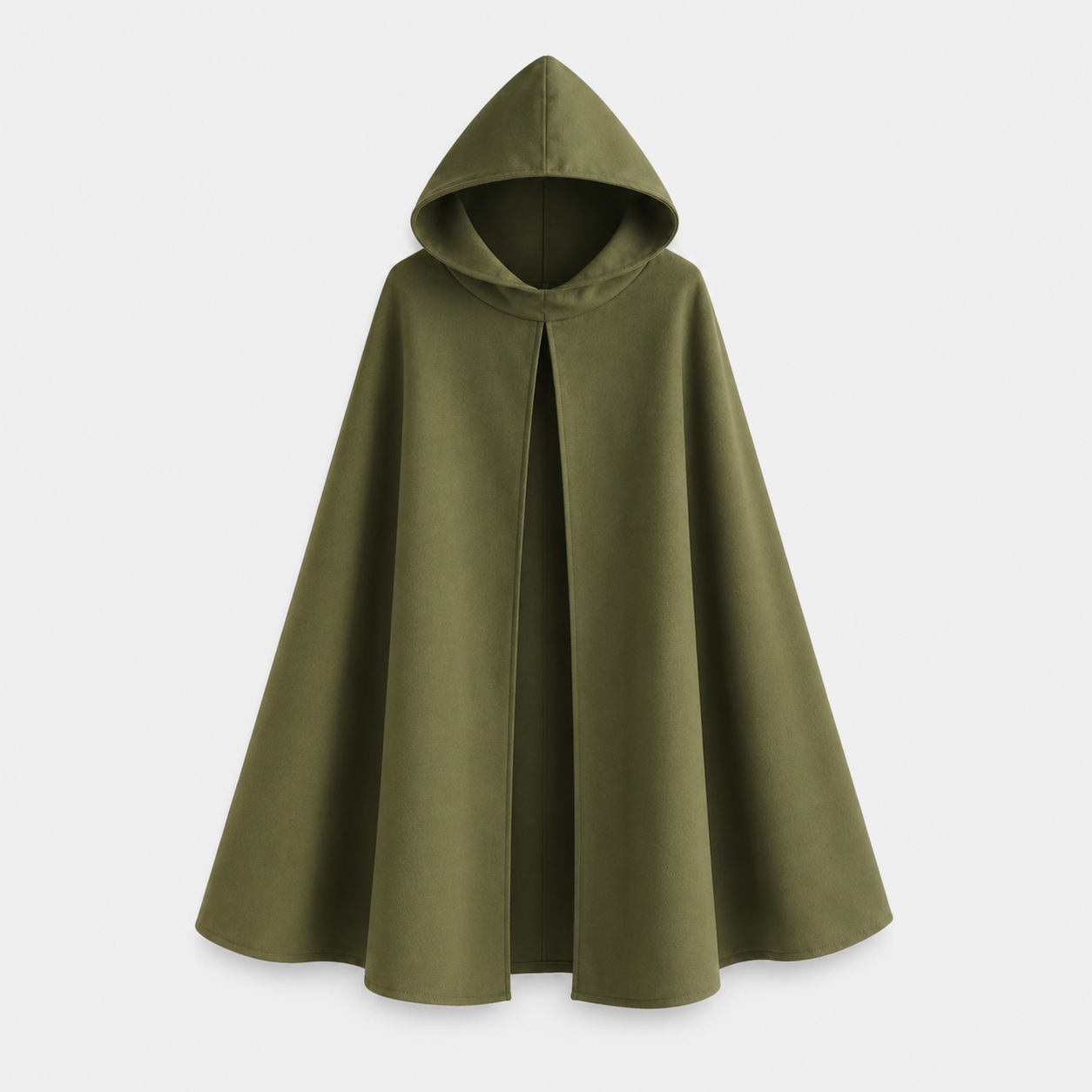 Cape Poncho Capuche en Laine