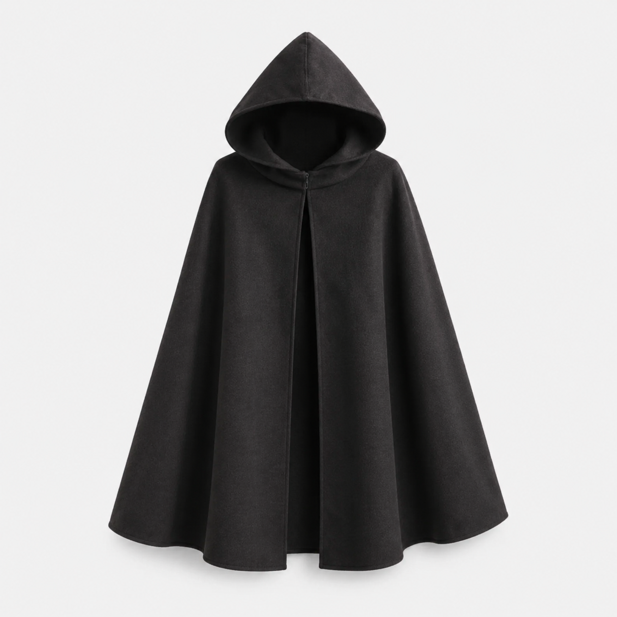 Cape Poncho Capuche en Laine
