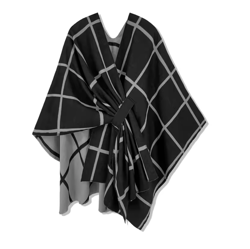 Poncho Élégant Femme