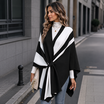 Poncho Élégant Femme