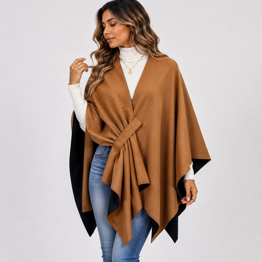 Poncho Élégant Femme