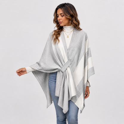 Poncho Élégant Femme