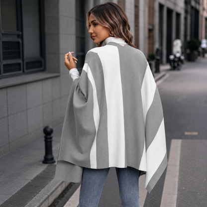 Poncho Élégant Femme