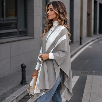 Poncho Élégant Femme