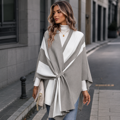 Poncho Élégant Femme