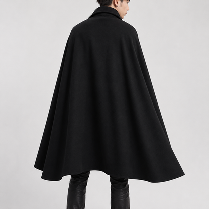 Poncho Long Chaud Homme