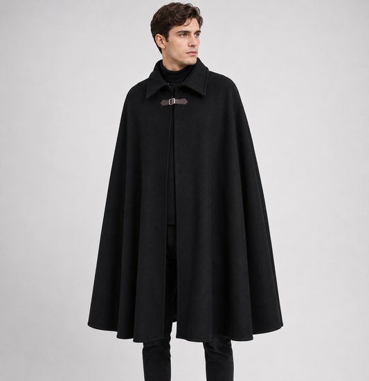 Poncho Long Chaud Homme