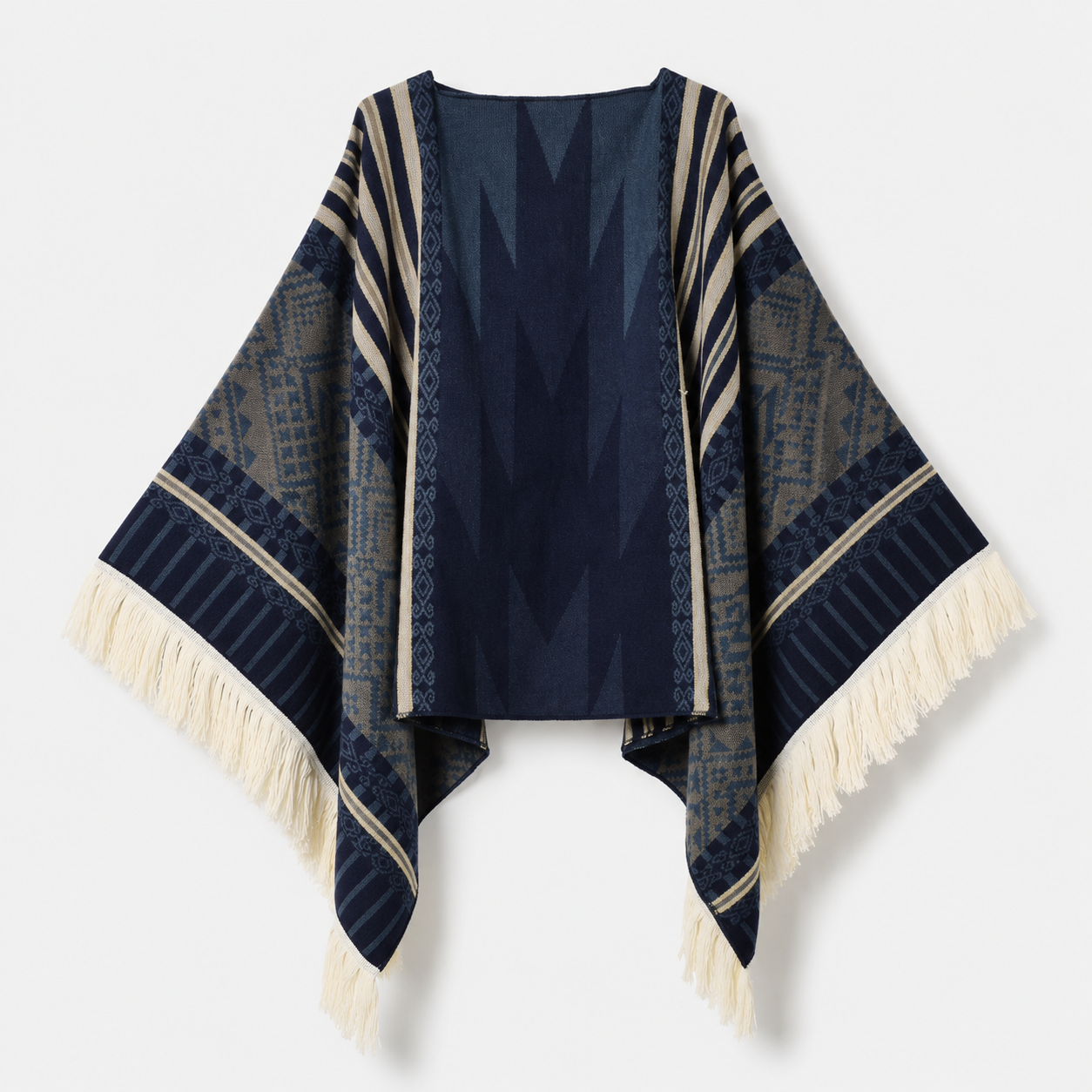 Poncho Style Péruvien Traditionnel