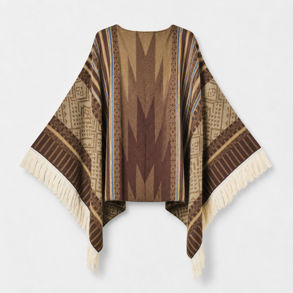 Poncho Style Péruvien Traditionnel