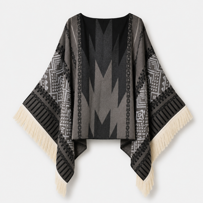 Poncho Style Péruvien Traditionnel
