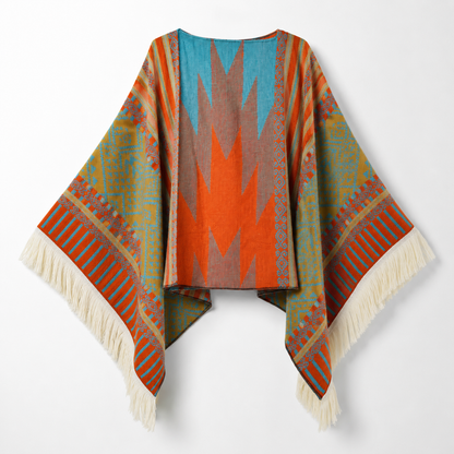 Poncho Style Péruvien Traditionnel