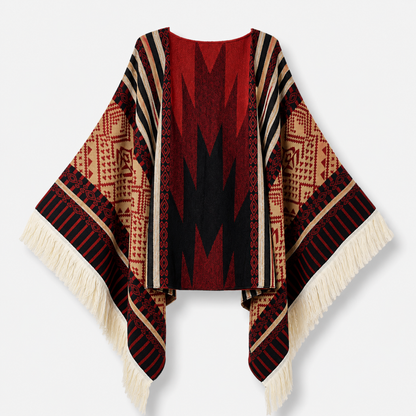 Poncho Style Péruvien Traditionnel